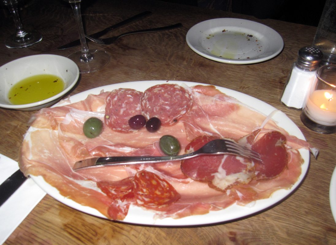 The cured meats plate