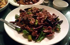Old Sichuan Review - Lamb with Green Chilies