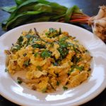 Scrambled eggs with ramps | NY Food Journal