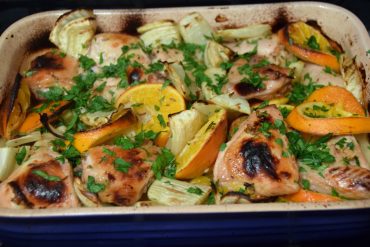 Jerusalem roasted chicken with clementines