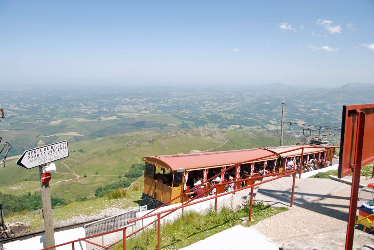 The train up the mountain - La Rhune