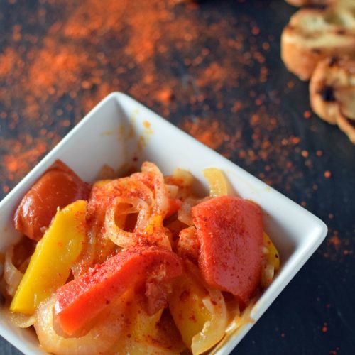 Piperade A Basque Country Saute Of Peppers Tomatoes And Onions New York Food Journal