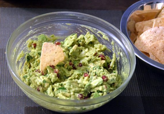 Guacamole with Pomegranate | NY Food Journal