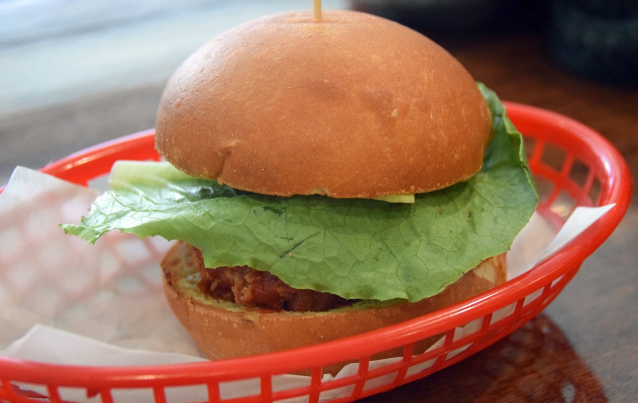 Korean fried chicken sandwich