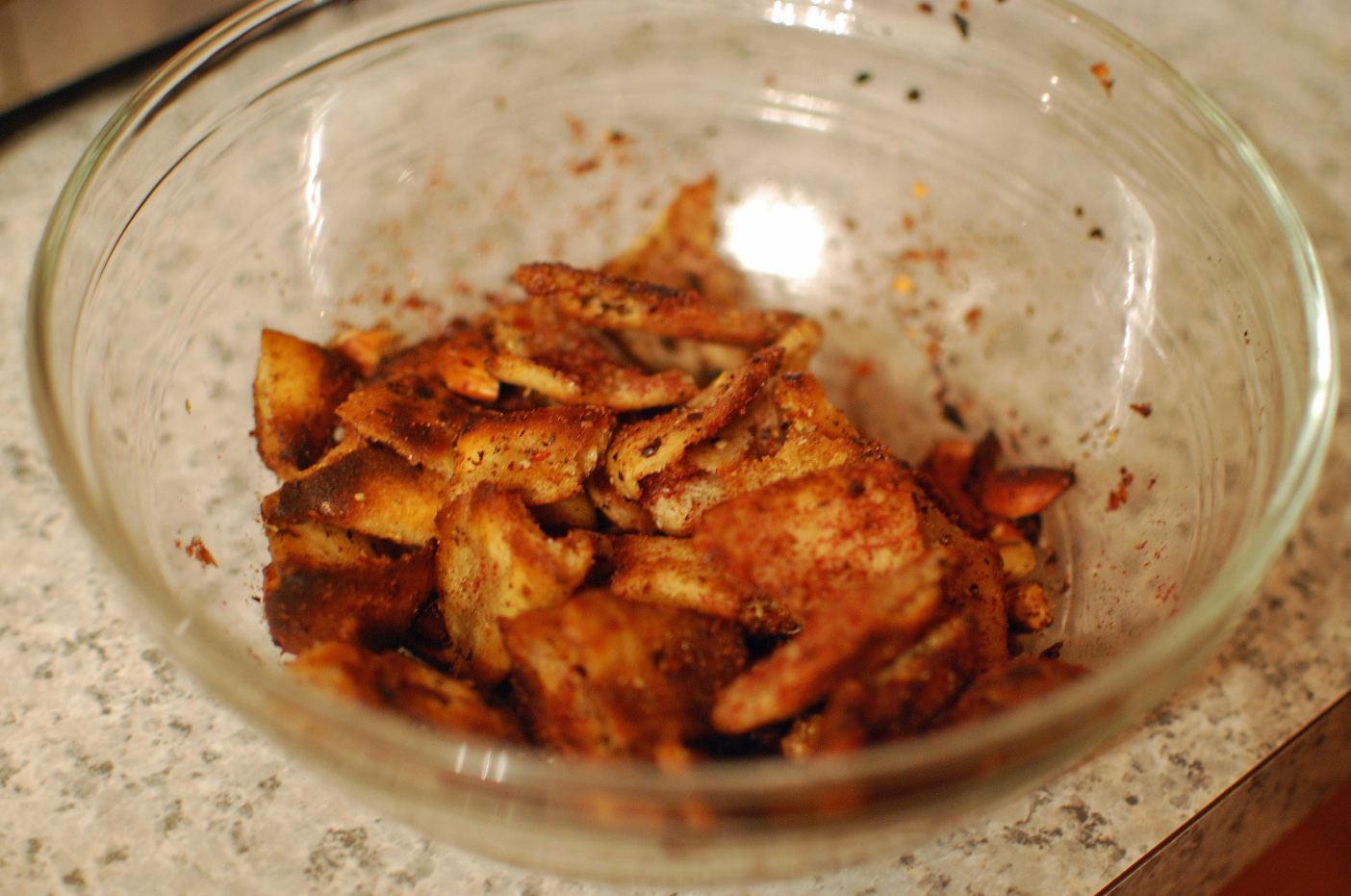 Toasted Pita & Almonds | NY Food Journal