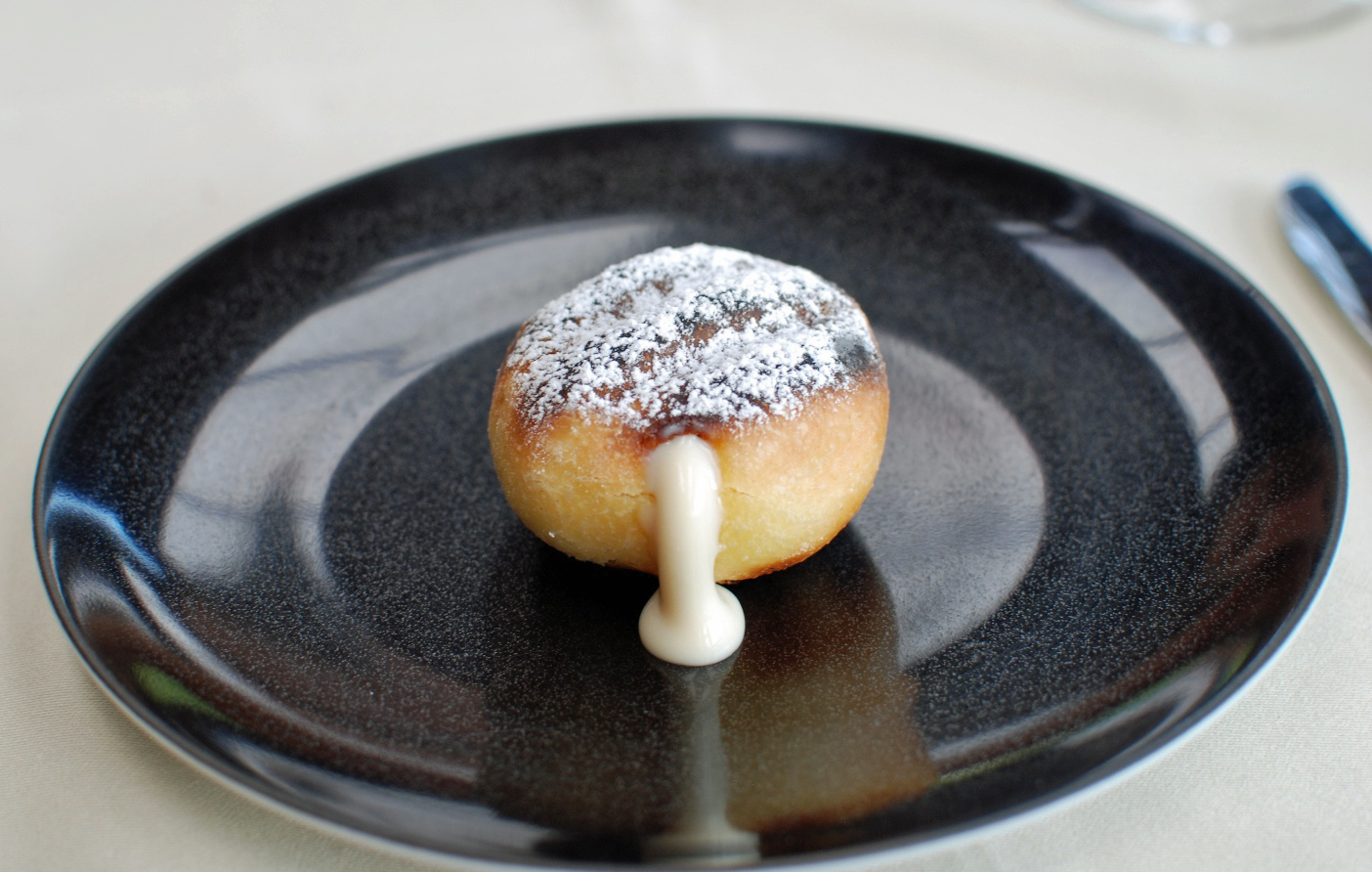 The doughnut-like fritter at Asador Etxebarri | NY Food Journal