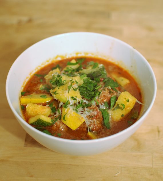Spicy Summer Squash and Sausage Stew | NY Food Journal