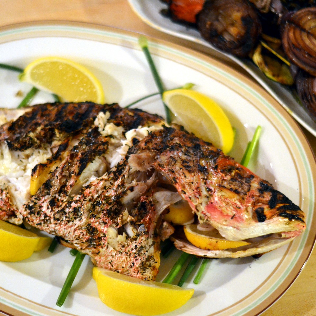 Grilled Whole Fish with Lemon, Garlic, and Herbs - New York Food Journal